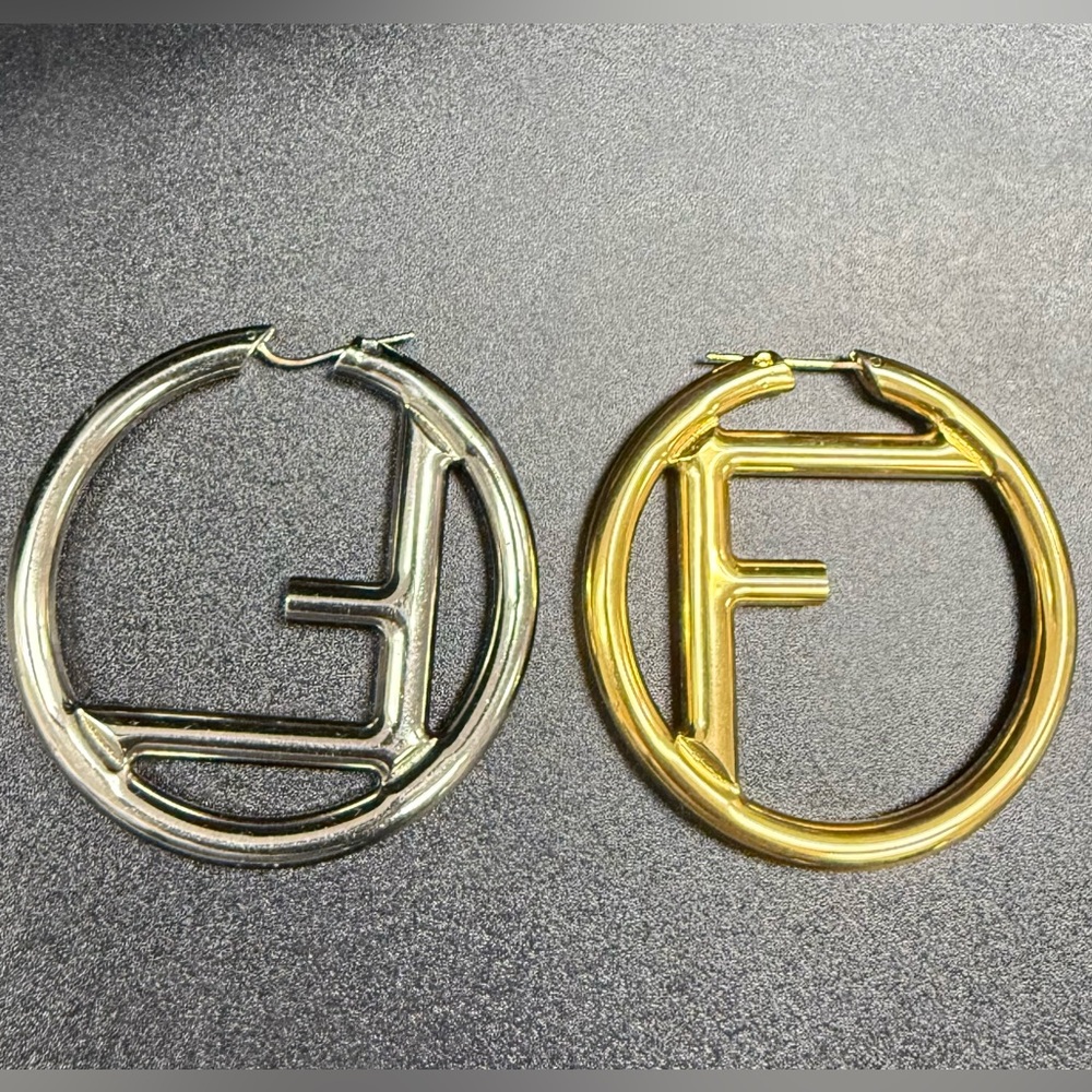 ✨Authentic Fendi F Is Fendi Earrings✨